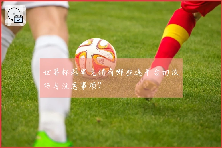 世界杯冠军竞猜有哪些选平台的技巧与注意事项？