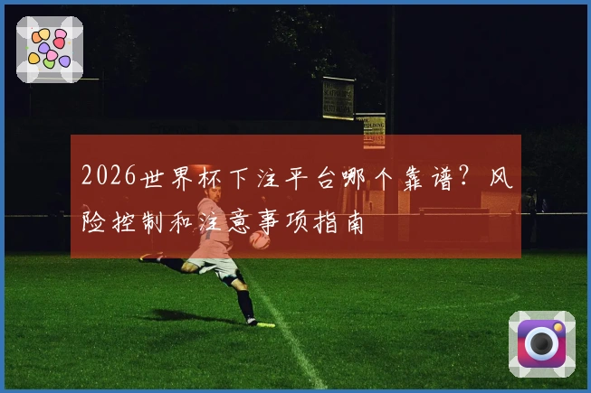 2026世界杯下注平台哪个靠谱？风险控制和注意事项指南